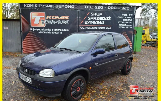 mazowieckie Opel Corsa cena 1700 przebieg: 184473, rok produkcji 2000 z Warszawa